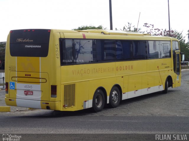 Viação Itapemirim 45345 na cidade de Campina Grande, Paraíba, Brasil, por Ruan Silva. Número da foto: #3019403.