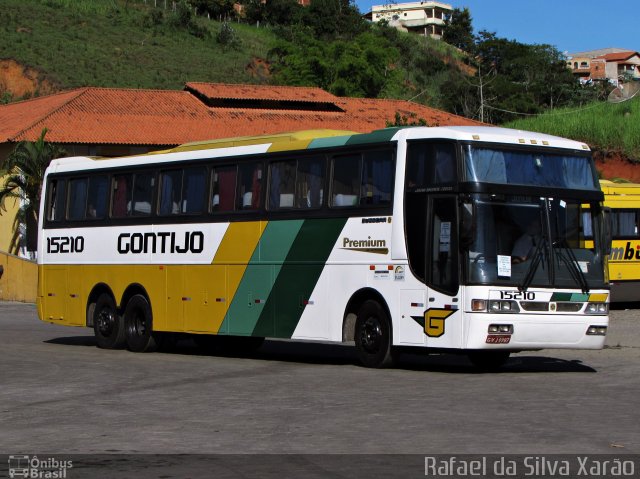 Empresa Gontijo de Transportes 15210 na cidade de Paraíba do Sul, Rio de Janeiro, Brasil, por Rafael da Silva Xarão. ID da foto: 3020093.