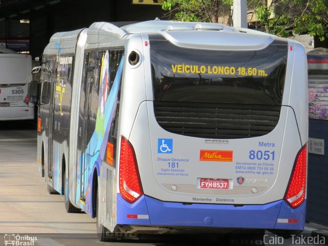 Metra - Sistema Metropolitano de Transporte 8051 na cidade de Diadema, São Paulo, Brasil, por Caio  Takeda. Número da foto: #3020931.