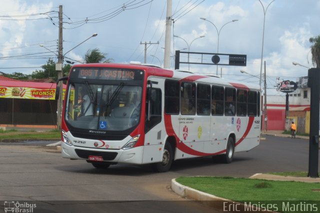 Viação Campo Grande 4212 na cidade de Campo Grande, Mato Grosso do Sul, Brasil, por Eric Moises Martins. ID da foto: 3022132.