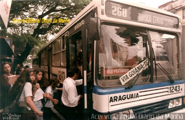 Rápido Araguaia 1243-4 na cidade de Goiânia, Goiás, Brasil, por Carlos Júnior. Número da foto: #3021445.