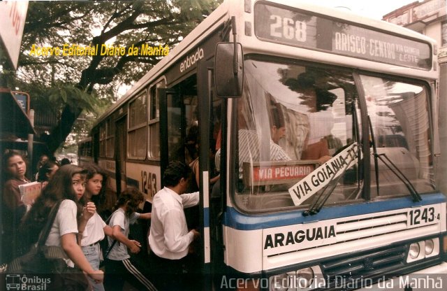 Rápido Araguaia 1243-4 na cidade de Goiânia, Goiás, Brasil, por Carlos Júnior. ID da foto: 3021445.