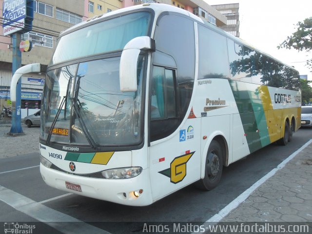Empresa Gontijo de Transportes 14090 na cidade de Fortaleza, Ceará, Brasil, por Amós  Mattos. Número da foto: #3021927.