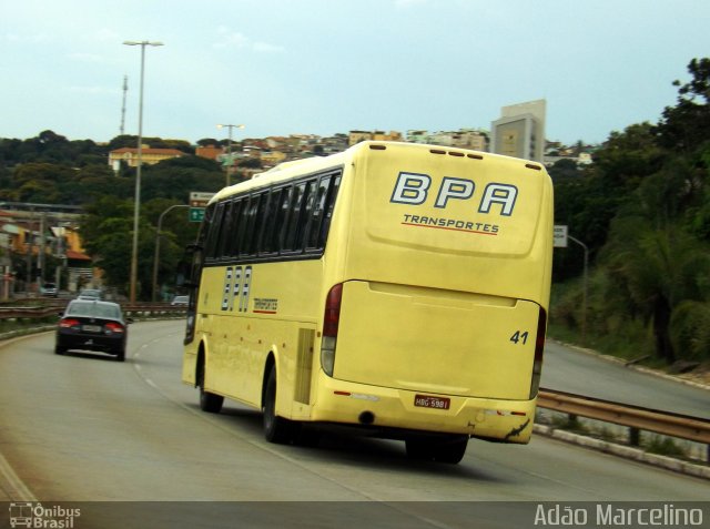 BPA Transportes 41 na cidade de Belo Horizonte, Minas Gerais, Brasil, por Adão Raimundo Marcelino. ID da foto: 3023092.