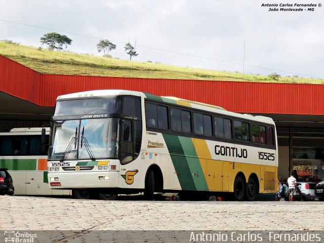 Empresa Gontijo de Transportes 15525 na cidade de João Monlevade, Minas Gerais, Brasil, por Antonio Carlos Fernandes. Número da foto: #3022363.
