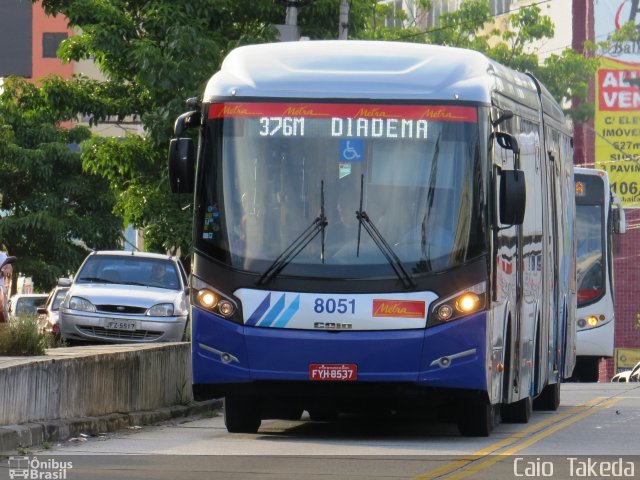 Metra - Sistema Metropolitano de Transporte 8051 na cidade de , por Caio  Takeda. Número da foto: #3020922.