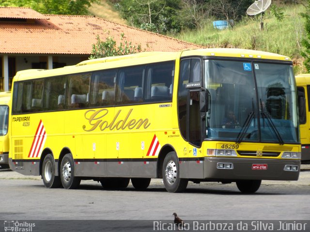 Viação Itapemirim 45259 na cidade de Paraíba do Sul, Rio de Janeiro, Brasil, por Ricardo Barboza da Silva Júnior. Número da foto: #3022551.