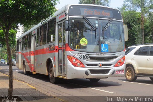 Jaguar Transportes Urbanos 3109 na cidade de Campo Grande, Mato Grosso do Sul, Brasil, por Eric Moises Martins. ID da foto: 3022151.