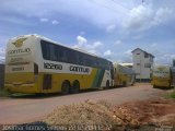 Empresa Gontijo de Transportes 12260 na cidade de Minas Novas, Minas Gerais, Brasil, por Josimar Gomes Simoes. Número da foto: #:id.