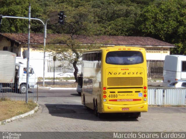 Viação Nordeste 4080 na cidade de João Pessoa, Paraíba, Brasil, por Marcelo Soares Cardoso. Número da foto: #2956802.