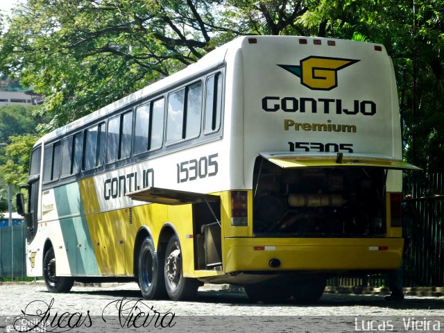 Empresa Gontijo de Transportes 15305 na cidade de Belo Horizonte, Minas Gerais, Brasil, por Lucas Vieira. ID da foto: 2956954.