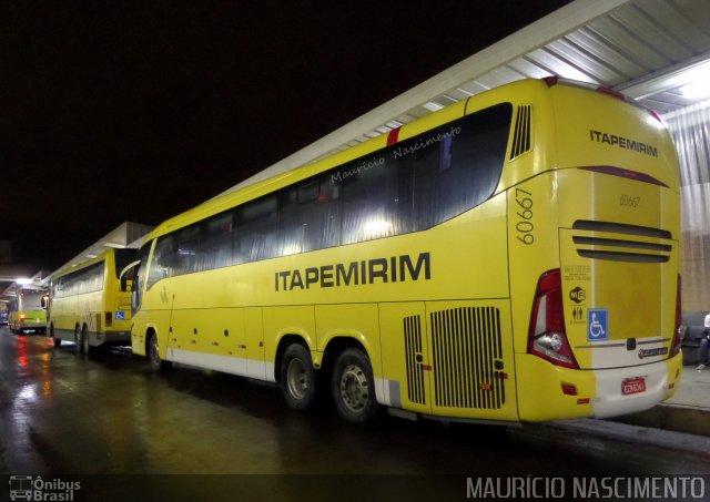 Viação Itapemirim 60667 na cidade de Belo Horizonte, Minas Gerais, Brasil, por Maurício Nascimento. Número da foto: #2958788.