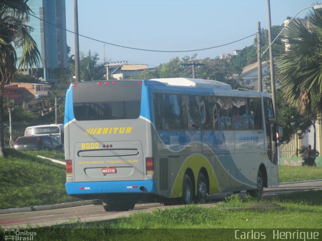 Aritur Transporte e Turismo 8000 na cidade de Vitória, Espírito Santo, Brasil, por Carlos  Henrique. ID da foto: 2956857.