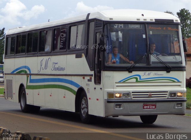 JM Turismo 9703 na cidade de Araxá, Minas Gerais, Brasil, por Lucas Borges . Número da foto: #2957454.