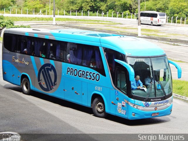 Auto Viação Progresso 6181 na cidade de Aracaju, Sergipe, Brasil, por Sergio Marques . Número da foto: #2958248.