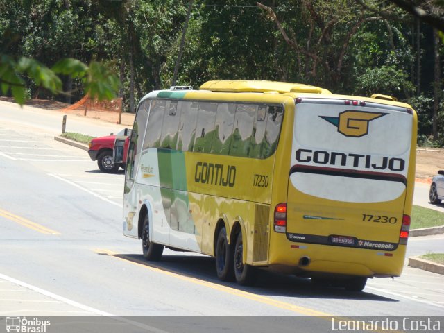 Empresa Gontijo de Transportes 17230 na cidade de Teresópolis, Rio de Janeiro, Brasil, por Leonardo Costa. ID da foto: 2959459.