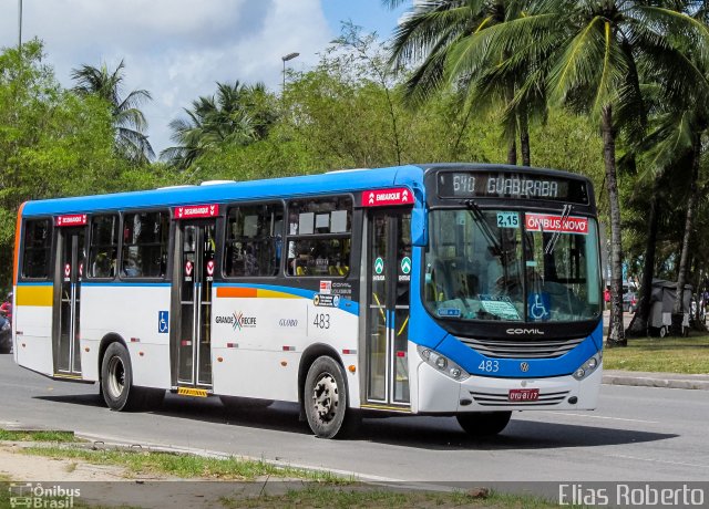 Transportadora Globo 483 na cidade de Recife, Pernambuco, Brasil, por Elias Roberto Alves. Número da foto: #2959446.