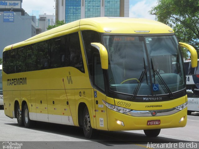 Viação Itapemirim 60789 na cidade de Curitiba, Paraná, Brasil, por Alexandre Breda. ID da foto: 2959401.