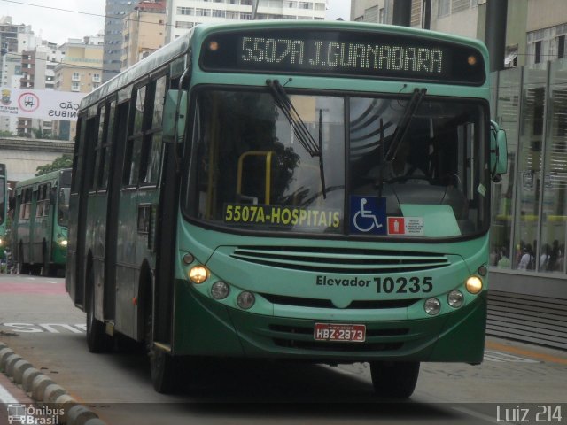 Auto Omnibus Floramar 10235 na cidade de Belo Horizonte, Minas Gerais, Brasil, por Luiz Fernando. ID da foto: 2958954.