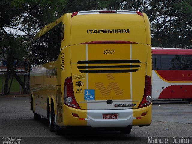 Viação Itapemirim 60665 na cidade de São Paulo, São Paulo, Brasil, por Manoel Junior. Número da foto: #2959697.