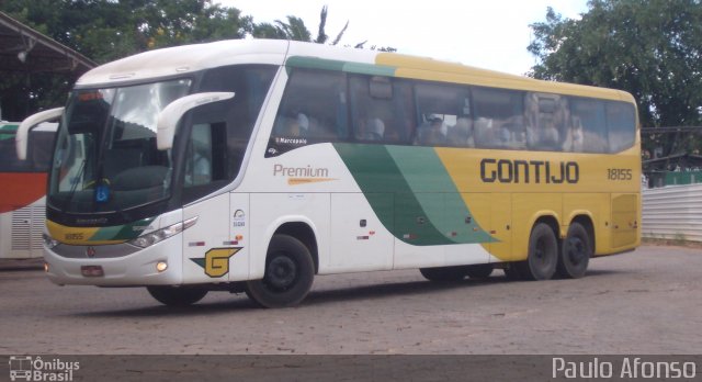 Empresa Gontijo de Transportes 18155 na cidade de Porto Velho, Rondônia, Brasil, por Afonso de Sousa. ID da foto: 2960112.