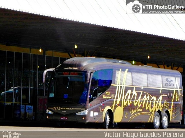 Viação Garcia 7175 na cidade de Maringá, Paraná, Brasil, por Victor Hugo Guedes Pereira. ID da foto: 2959820.