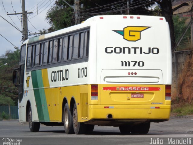 Empresa Gontijo de Transportes 11170 na cidade de Belo Horizonte, Minas Gerais, Brasil, por Júlio  Mandelli. ID da foto: 2962449.