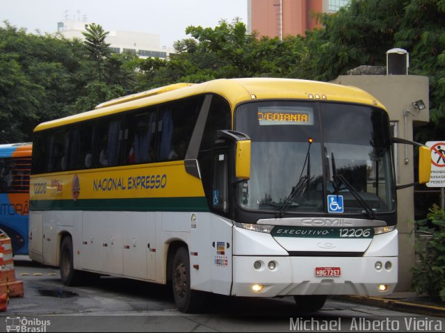 Nacional Expresso 12206 na cidade de São Paulo, São Paulo, Brasil, por Michael  Alberto Vieira. Número da foto: #2961030.