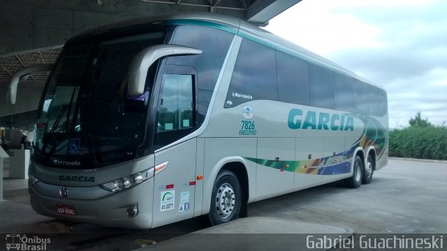 Viação Garcia 7826 na cidade de Ponta Grossa, Paraná, Brasil, por Gabriel Guachineski. Número da foto: #2962163.