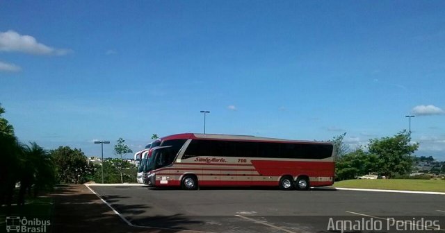 Santa Maria Fretamento e Turismo > Transportes Santa Maria(SP) 700 na cidade de Lins, São Paulo, Brasil, por Agnaldo Penides. Número da foto: #2960934.