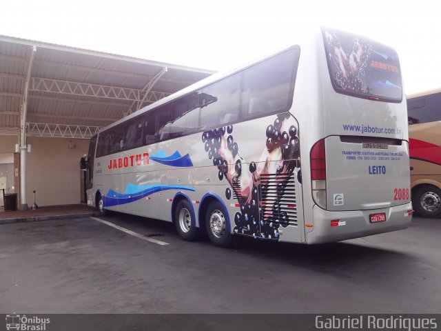 Jabotur Turismo 2088 na cidade de São Carlos, São Paulo, Brasil, por Gabriel Rodrigues. Número da foto: #2962224.