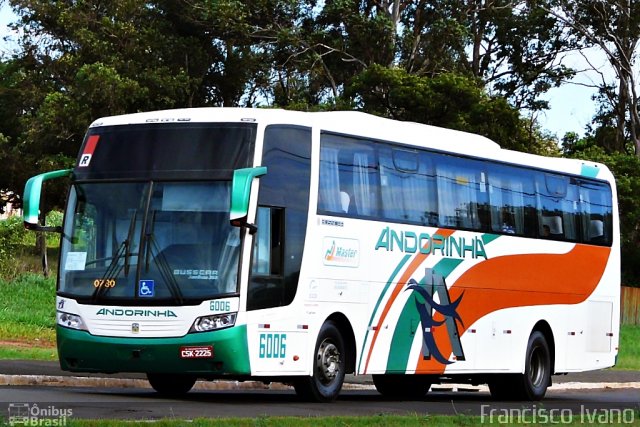 Empresa de Transportes Andorinha 6006 na cidade de Assis, São Paulo, Brasil, por Francisco Ivano. ID da foto: 2961781.