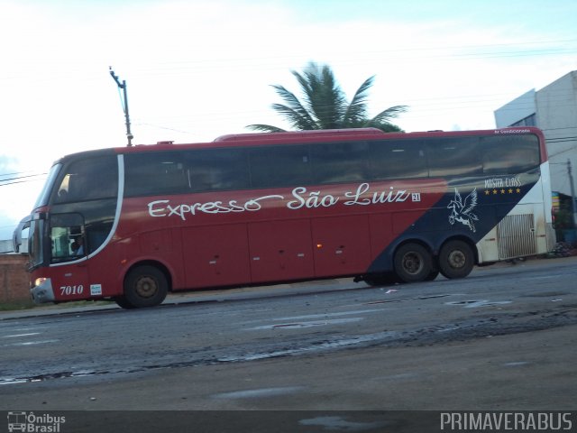 Expresso São Luiz 7010 na cidade de Primavera do Leste, Mato Grosso, Brasil, por Alexandre Rodrigo. Número da foto: #2962730.