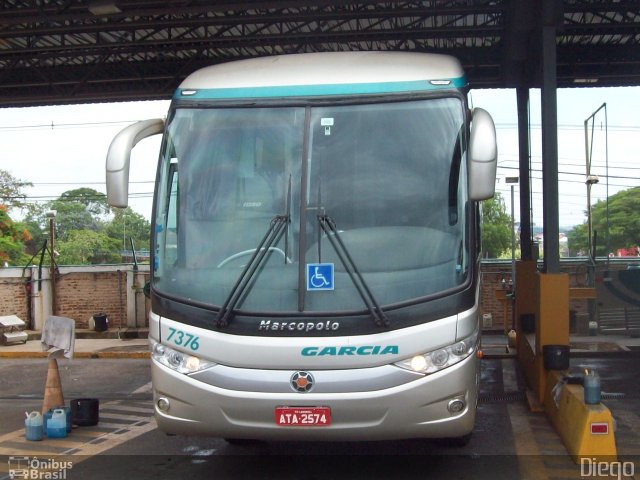 Viação Garcia 7376 na cidade de Londrina, Paraná, Brasil, por Diego Lopes. Número da foto: #2961237.