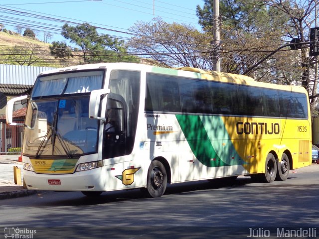 Empresa Gontijo de Transportes 11535 na cidade de Belo Horizonte, Minas Gerais, Brasil, por Júlio  Mandelli. ID da foto: 2960853.