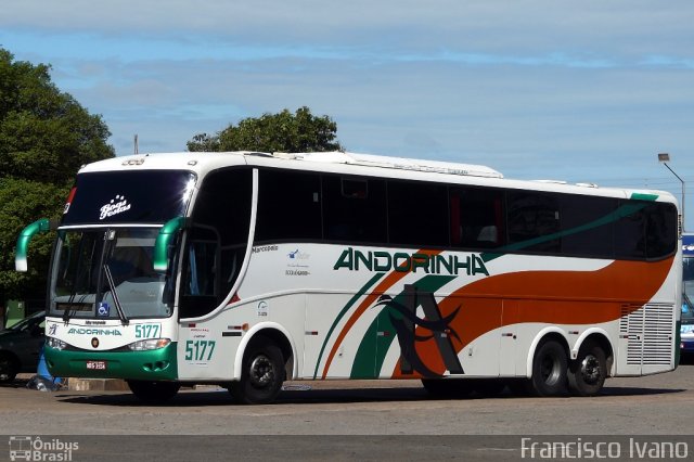 Empresa de Transportes Andorinha 5177 na cidade de Assis, São Paulo, Brasil, por Francisco Ivano. ID da foto: 2962435.