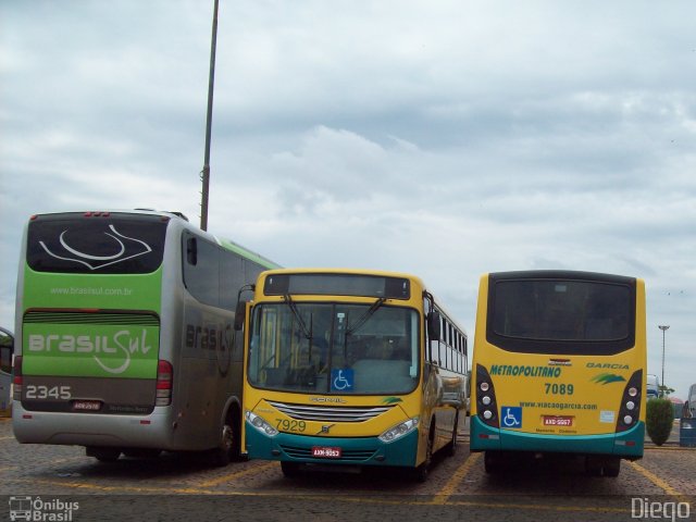Viação Garcia 7089 na cidade de Londrina, Paraná, Brasil, por Diego Lopes. Número da foto: #2964815.