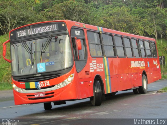 Itamaracá Transportes 1.674 na cidade de Paulista, Pernambuco, Brasil, por Matheus Lex. ID da foto: 2965226.