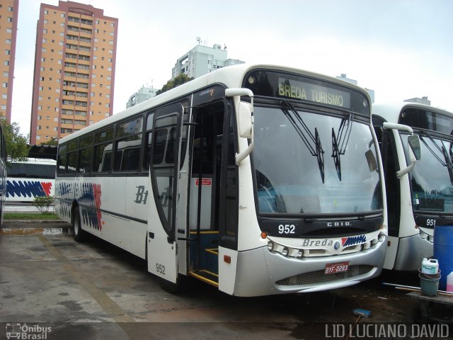 Breda Transportes e Serviços 952 na cidade de São Bernardo do Campo, São Paulo, Brasil, por Luciano David de Carvalho Santos. ID da foto: 2963480.