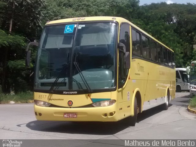 Viação Itapemirim 8517 na cidade de São Paulo, São Paulo, Brasil, por Matheus de Melo Bento. ID da foto: 2963759.