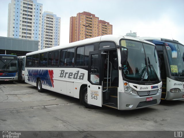 Breda Transportes e Serviços 543 na cidade de São Bernardo do Campo, São Paulo, Brasil, por Luciano David de Carvalho Santos. ID da foto: 2963453.