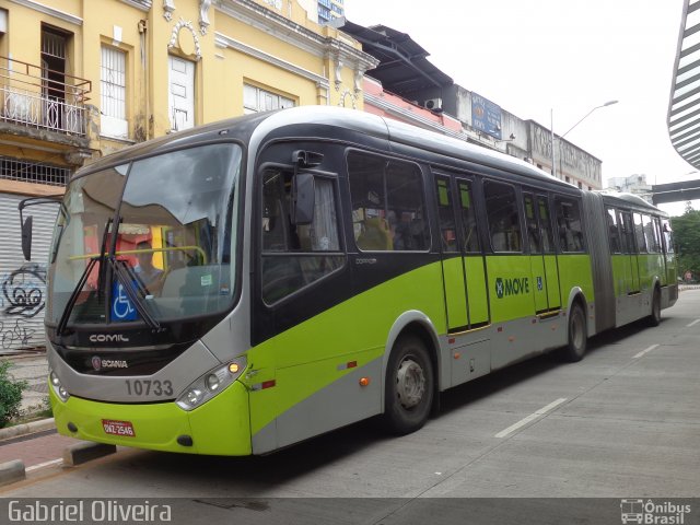 Milênio Transportes 10733 na cidade de Belo Horizonte, Minas Gerais, Brasil, por Gabriel Oliveira. Número da foto: #2964806.