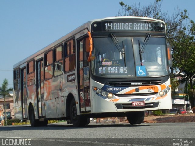 SBC Trans 1677 na cidade de São Bernardo do Campo, São Paulo, Brasil, por Luis Nunez. Número da foto: #2964920.