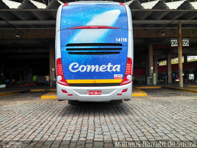 Viação Cometa 14115 na cidade de Americana, São Paulo, Brasil, por Matheus Barreto de Souza. Número da foto: #2963842.