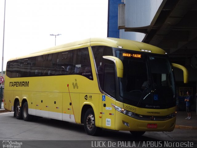 Viação Itapemirim 60695 na cidade de São José do Rio Preto, São Paulo, Brasil, por Luis de Ricado Brito. Número da foto: #2965201.