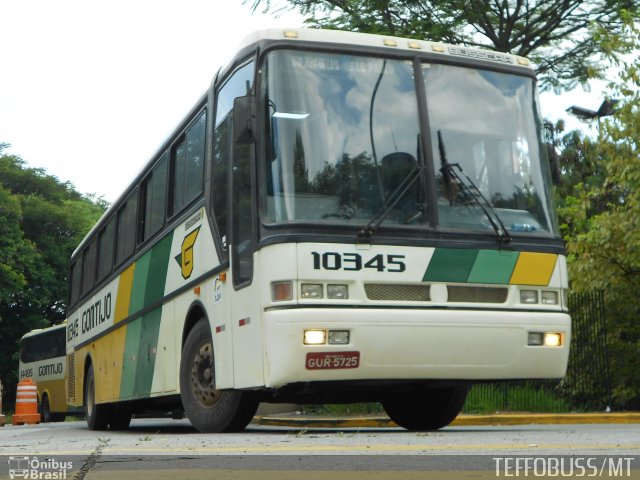 Empresa Gontijo de Transportes 10345 na cidade de São Paulo, São Paulo, Brasil, por Stefano  Rodrigues dos Santos. ID da foto: 2963317.