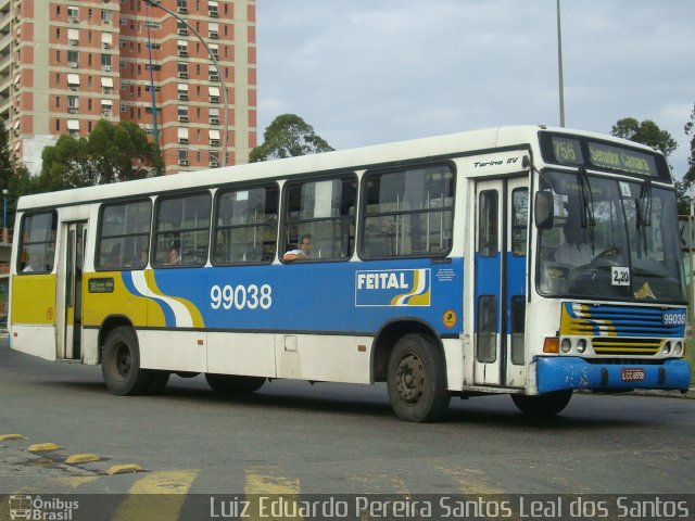 Feital Transportes e Turismo 99038 na cidade de Rio de Janeiro, Rio de Janeiro, Brasil, por Luiz Eduardo Pereira Santos Leal dos Santos. ID da foto: 2964672.