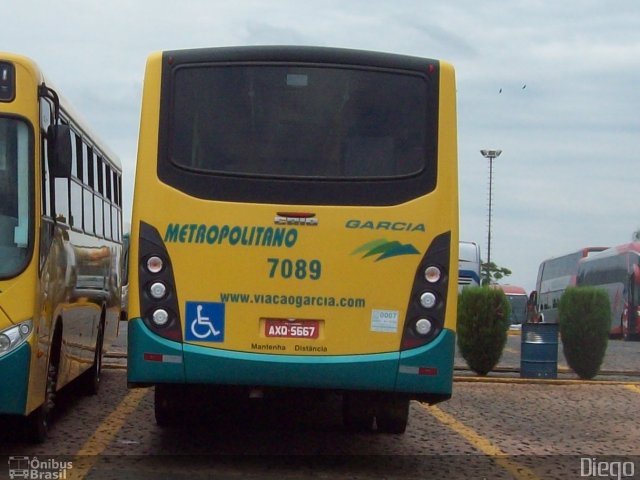 Viação Garcia 7089 na cidade de Londrina, Paraná, Brasil, por Diego Lopes. Número da foto: #2964829.