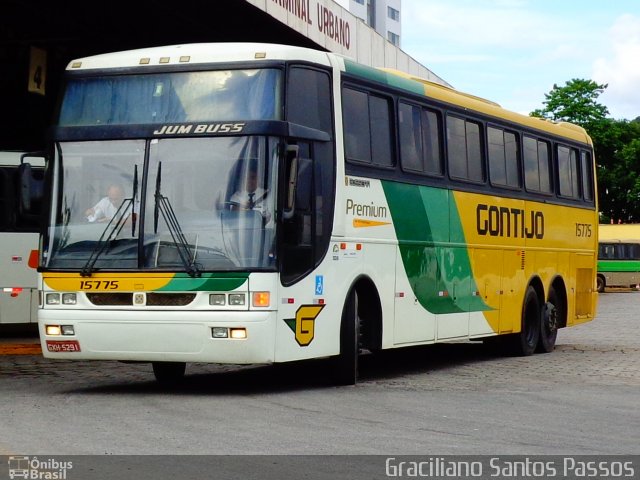 Empresa Gontijo de Transportes 15775 na cidade de Coronel Fabriciano, Minas Gerais, Brasil, por Graciliano Santos Passos. ID da foto: 2965209.