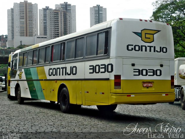 Empresa Gontijo de Transportes 3030 na cidade de Belo Horizonte, Minas Gerais, Brasil, por Lucas Vieira. ID da foto: 2965722.